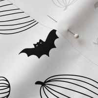 Modern lined Pumpkins Bats 8x8