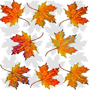 Fall leaf home decor pattern 