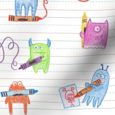 Doodle Monsters - Medium