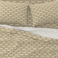 Dragonfly Design in Gold for Nursery Wallpaper & Fabric