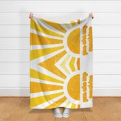 You Are My Sunshine 54 x 36 inches