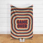 Retro Game Over Minky Blanket - 54 x 72 inches