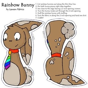 Tiny Rainbow Bunny 