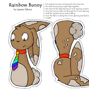 Big Rainbow Bunny