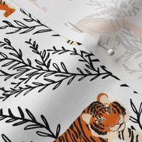 Tigers and Vines White