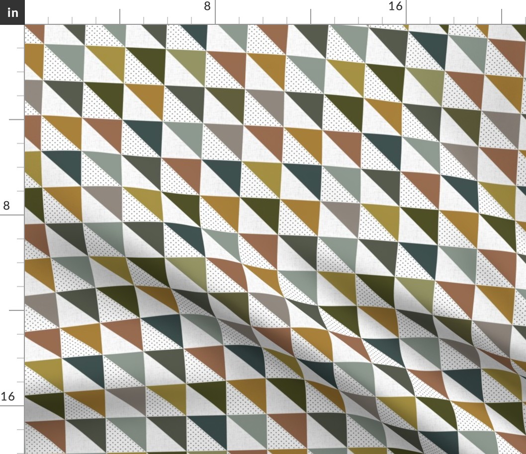 half square triangles: marblehead