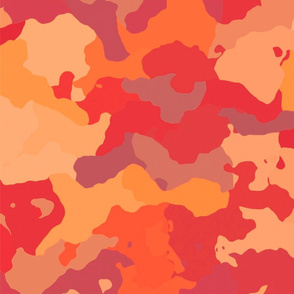  Bush Fire Flame Red Camo Camouflage Pattern