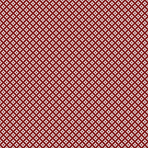Dark Christmas Candy Apple Red and White Cross-Hatch Astroid Grid Pattern