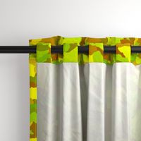 Small Yellow and Green Tropical Rainforest Camo Camouflage