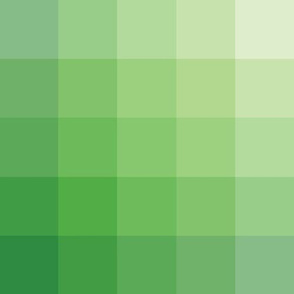 Grassy Green, checks, 10 inch repeat, repeat, gradient, ombre