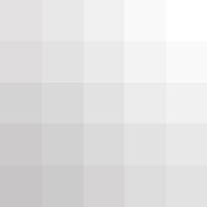 Winter - White to gray, ombre, Checks 10 inch repeat
