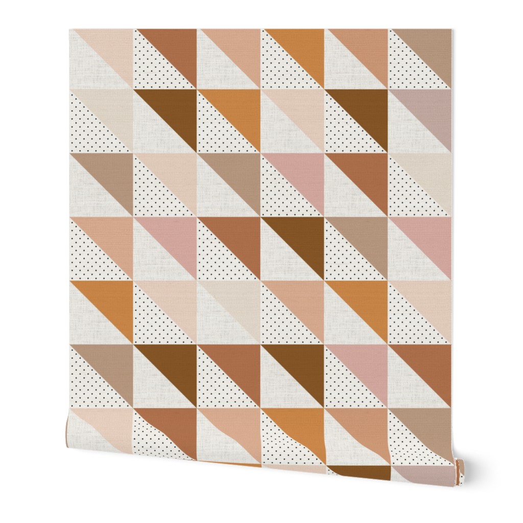 half square triangle wholecloth: back bay