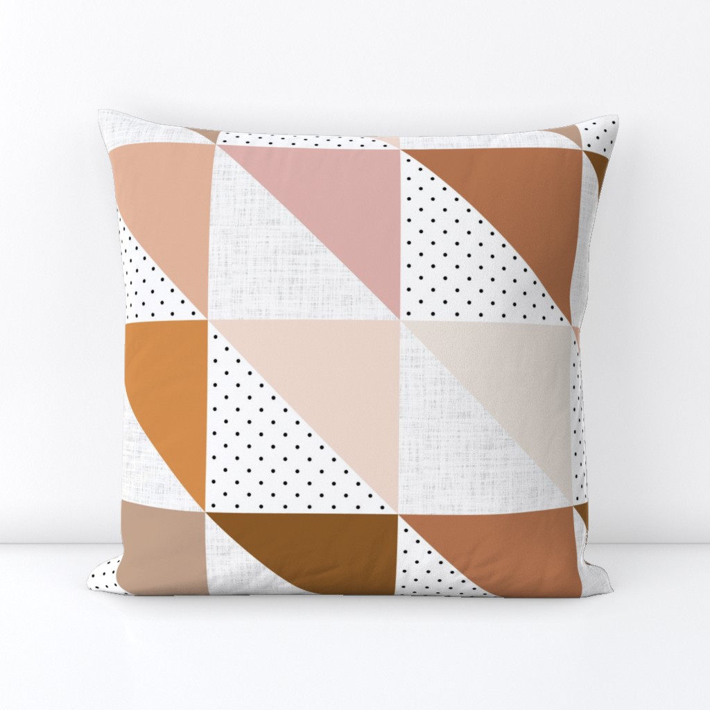 half square triangle wholecloth: back bay