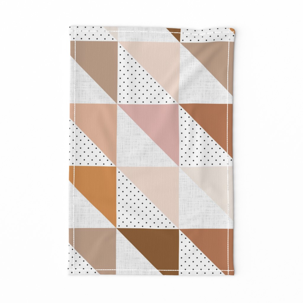 half square triangle wholecloth: back bay