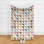 half square triangle wholecloth: singing beach