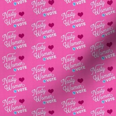 Pink and Nasty Women Get Out and Vote