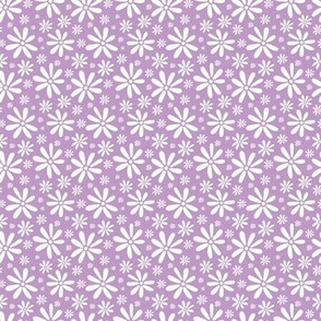 Calypso floral lilac midi