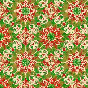 Christmas Festival: Poinsettia - Wallpapered