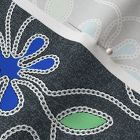 Embroidered Floral Applique