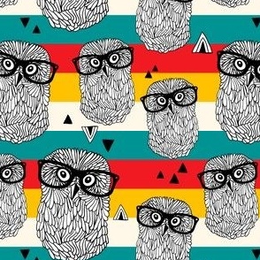 Owls and stripes