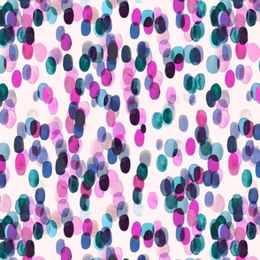 Purple Dots Relaxing Dots Pink Purple Lilac Blue