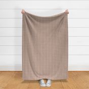 (extra small scale) fall plaid - thanksgiving fall colors  (warm on cream ) - LAD20BS