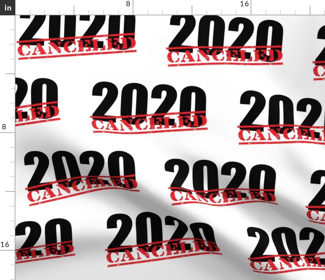 2020 Canceled on White Large