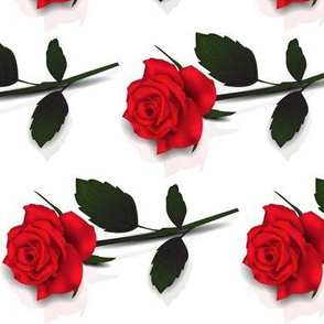 Single Red Rose Large
