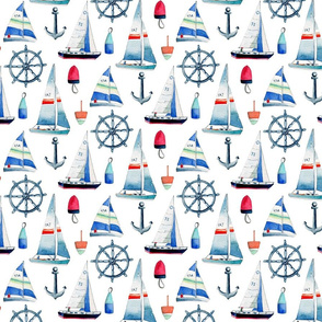 sailboats and buoys 150