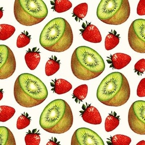 Strawberry Kiwi - White
