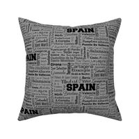 Cities of Spain, gray