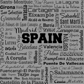 Cities of Spain, gray