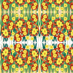 Jonquil Flowers-Paisley New-01
