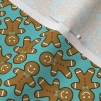 Gingerbread man cookies mint (small)