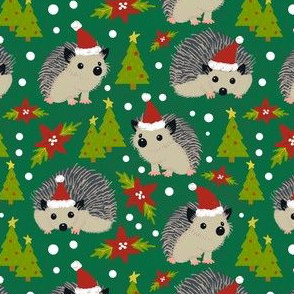 Christmas Hedgehogs 