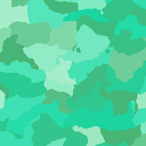 Sea Mint Camo Camouflage Pattern