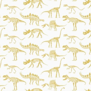 dinosaur fossils-goldenrod-inverse - small scale