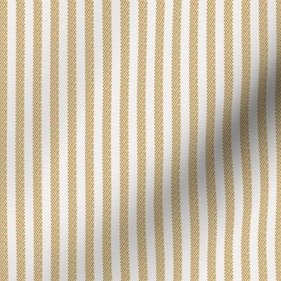 Narrow Bronze French Ticking Stripe