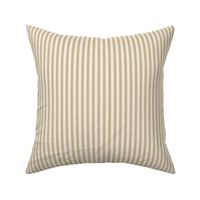 Narrow Bronze French Ticking Stripe