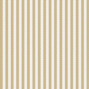 Narrow Bronze French Ticking Stripe