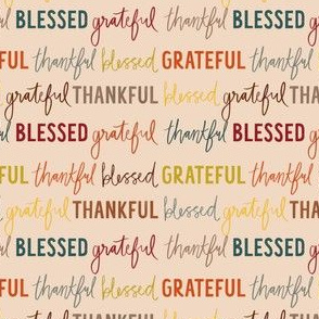 grateful thankful blessed colorful