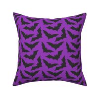 Halloween Bats on Purple - Gothic Cute Halloween