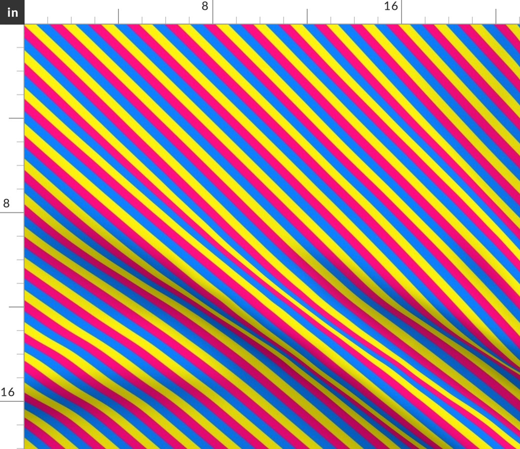 Pan Pride Stripes (Diagonal)