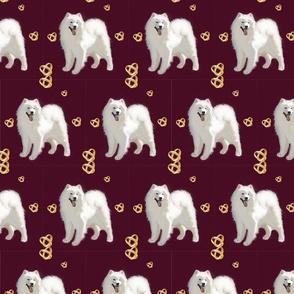 Samoyed  Anniversary Pattern