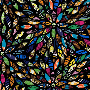 stained glass a l'africaine