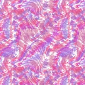 Pink purple and coral color tie dye 