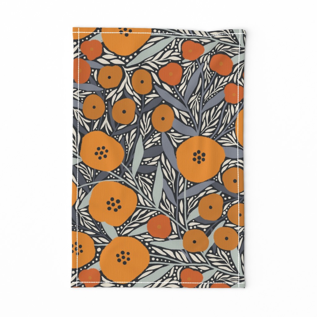 Eloise floral (orange)