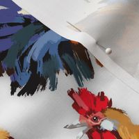 Roosters—Something to Crow About | White