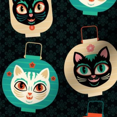 Festive Cat Lanterns {XL}