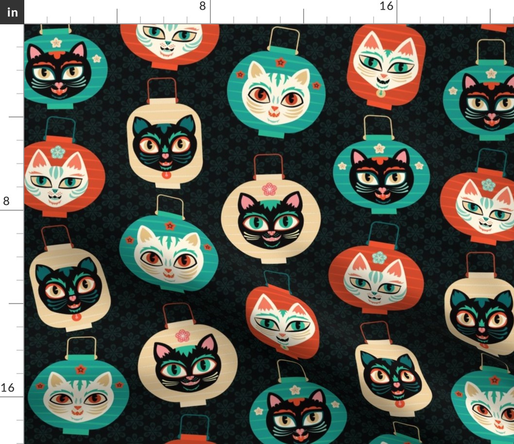 Festive Cat Lanterns {XL}